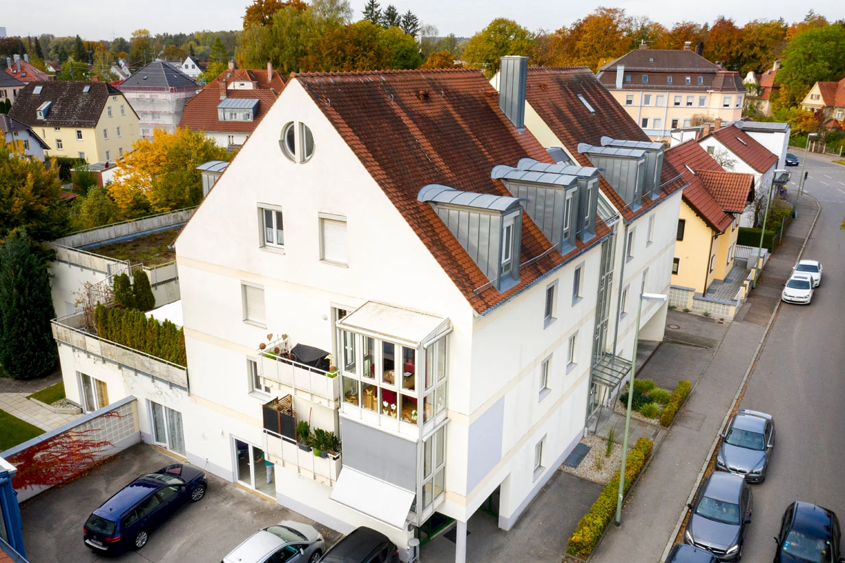 Außenansicht Kronenhof Intensivpflege WG Augsburg