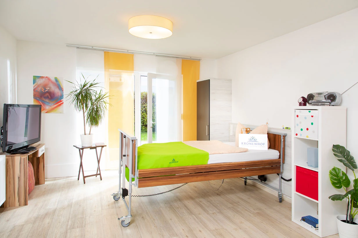Patientenzimmer Kronenhof Intensivpflege WG Augsburg