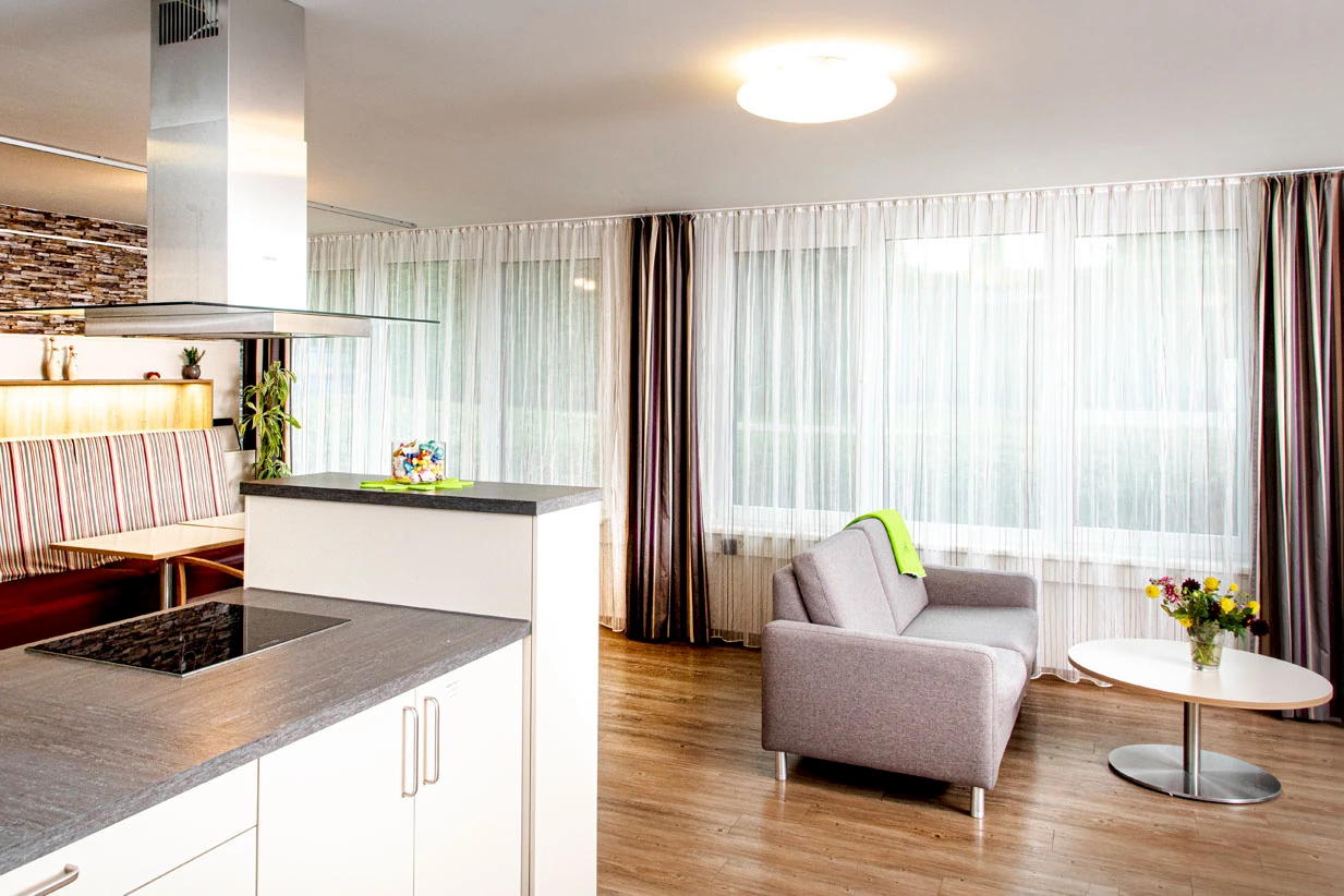 Wohnzimmer Kronenhof Intensivpflege WG Buchloe